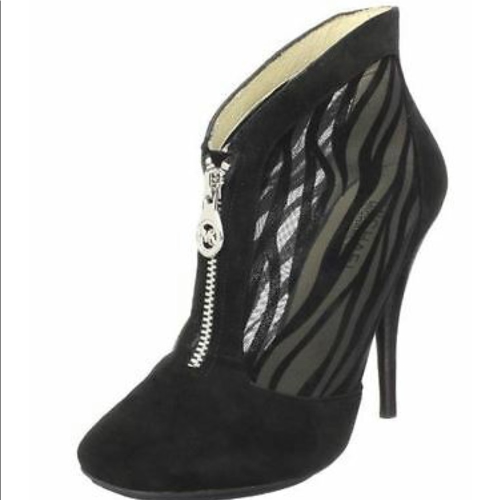 Michael Michael Kors black heeled booties